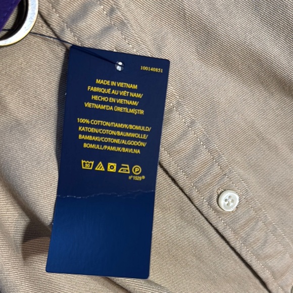 NWT Ralph Lauren Khaki Button-Up Shirt Dress - Picture 8 of 10